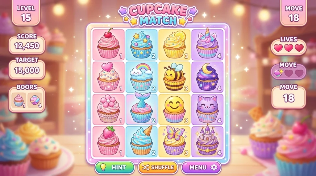 2048 Cupcakes