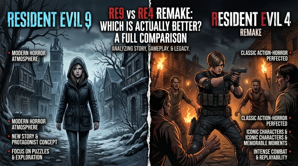 RE9 vs RE4 Remake