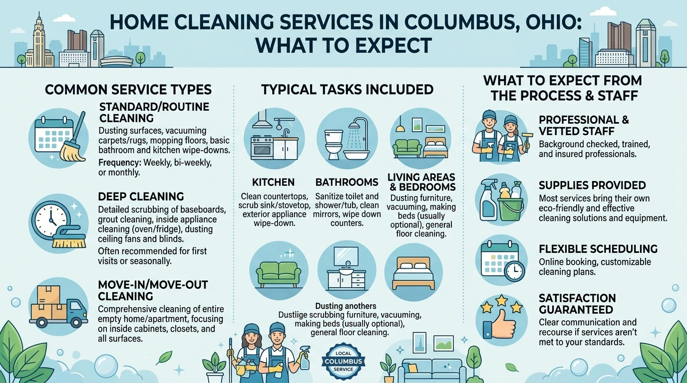Home Cleaning Services in Columbus, Ohio